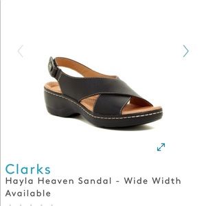 Clarks Hayla Heaven Sandals Sz 8.5